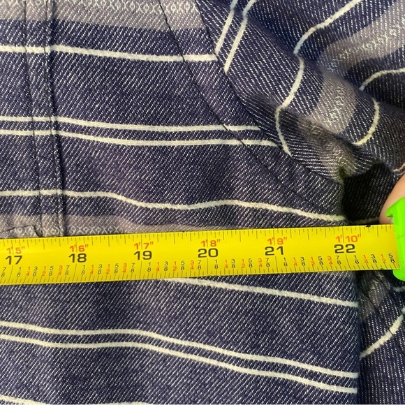 HOWE Creative Workwear Flannel Button Down Blue/White Long Sleeve Size XXL - Picture 4 of 9